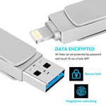 SafetyZip™ iPhone / iPad USB-Lightning Flash Drive